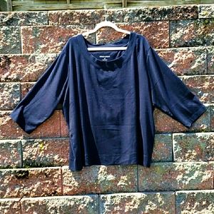 Fashion Bug Women's Black Blouse, Size 4X